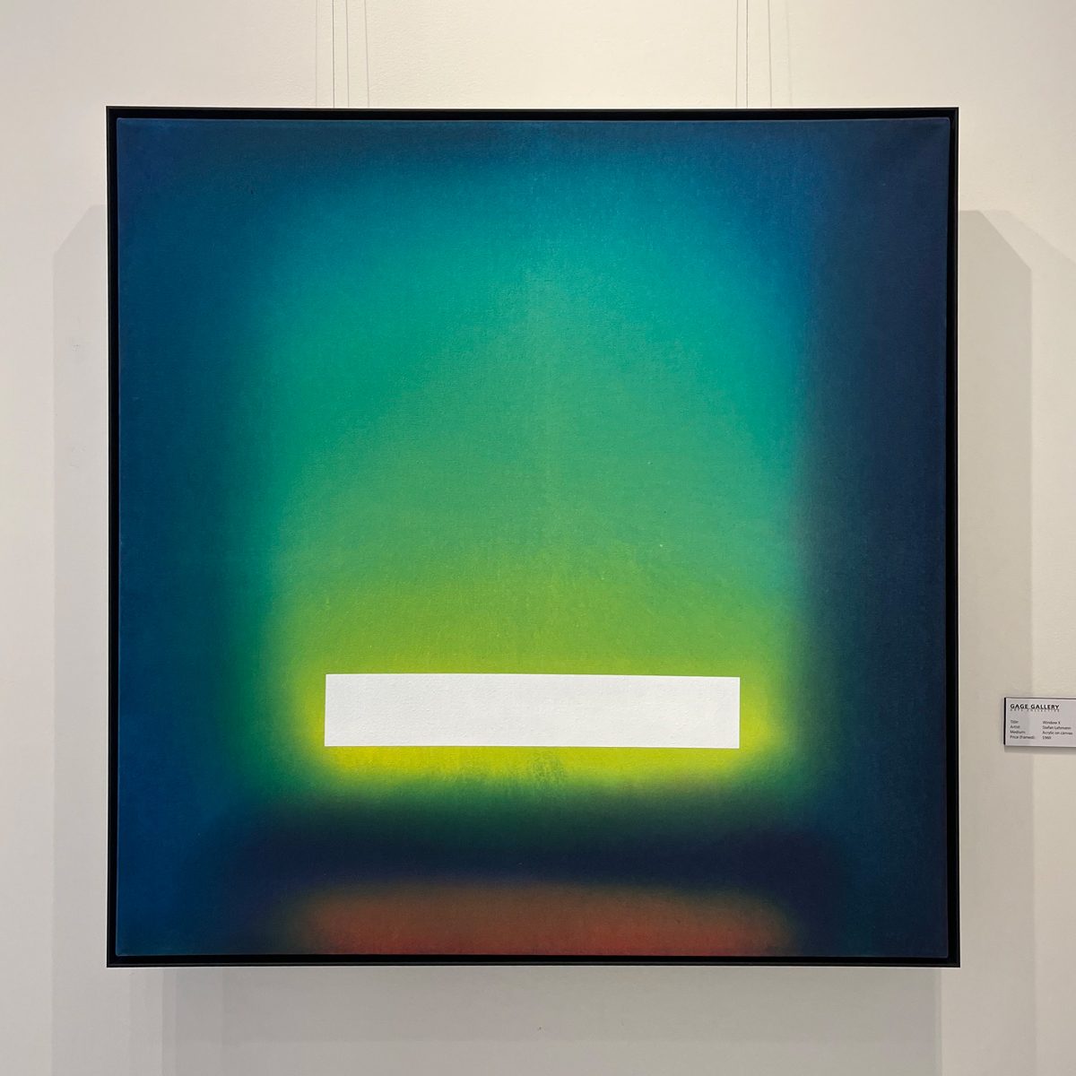 Installation view:  Window XI
